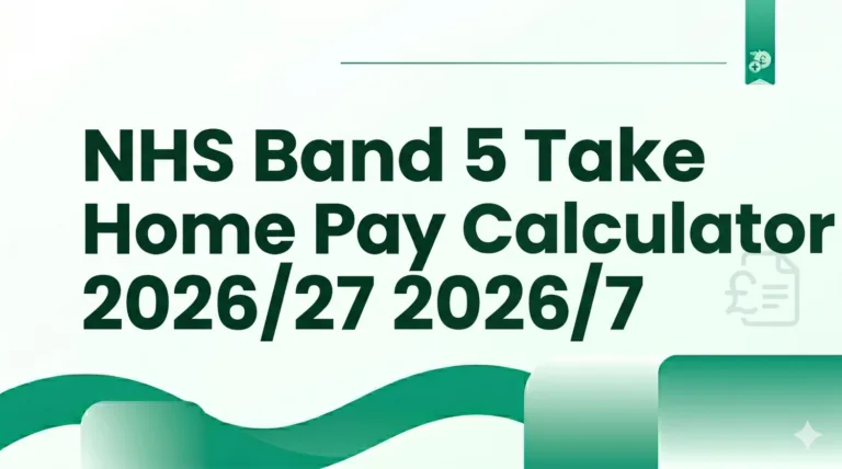 NHS Band 5 Take Home Pay Calculator 2026/27