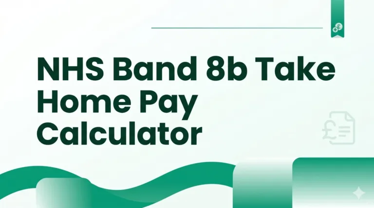 NHS Band 8b Take Home Pay Calculator