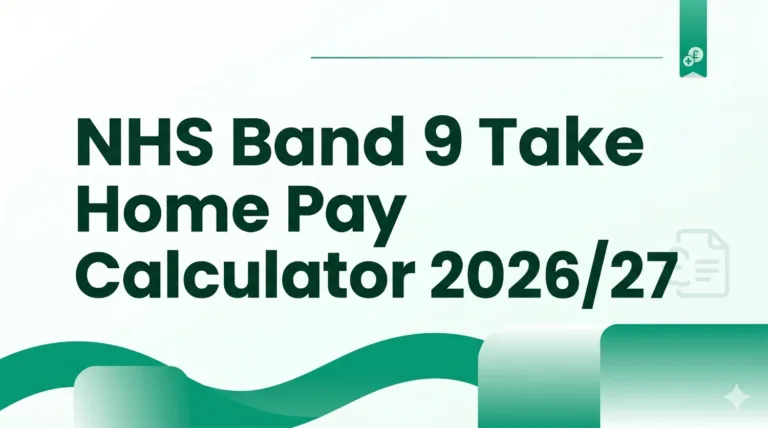 NHS Band 9 Take Home Pay Calculator 2026/27
