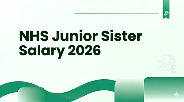 thumbnail for NHS Junior Sister Salary 2026/27